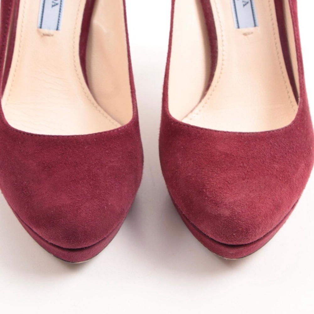 PRADA | Platform Suede Pumps - Picture 3 of 7